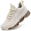 Womens Walking Shoes Casual Non Slip Air Running Breathable Mesh Workout Gym Tennis Sneakers Soft Sole Zapatos Beige