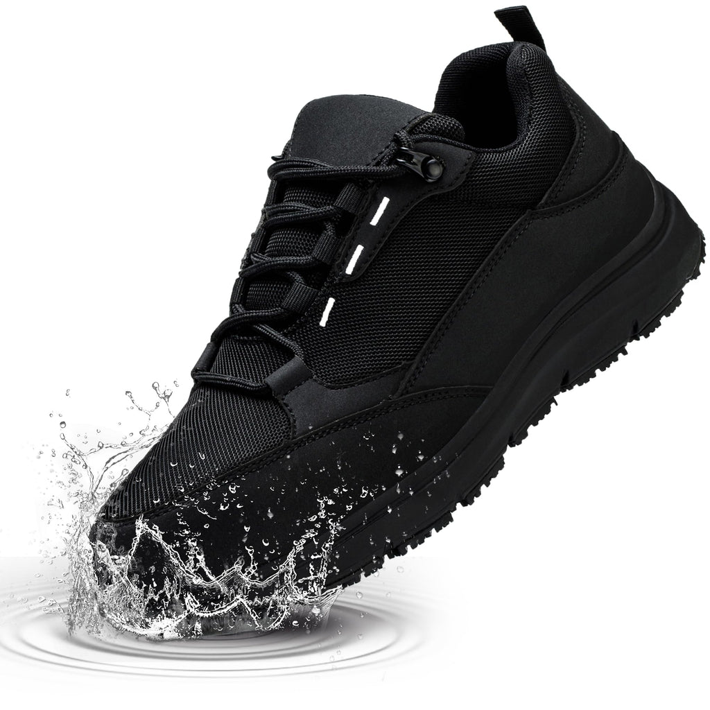 ulogu Steel Toe Shoes Men Non Slip Waterproof Lightweight Indestructible Work Sneakers Construction Safety Roofing Black Zapatos Trabajo Hombres Antideslizantes seguridad Acero