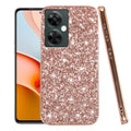 Anlalish Compatible OnePlus Nord N30 5G Phone Case Shockproof Anti-Scratch OnePlus Nord N30 5G Case Glitter TPU&PC Fundas Protection Accessories Cover (Pink)