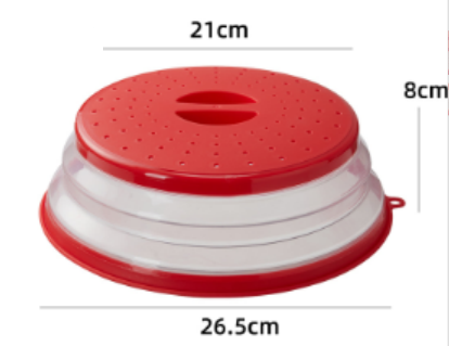 Collapsible Microwave Food Splash Cover