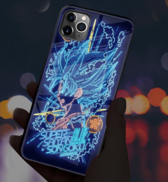 Funda para Teléfono de Dragon Ball Z con Control de Sonido y Luz