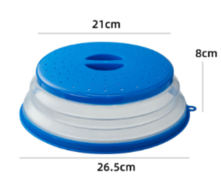 Collapsible Microwave Food Splash Cover